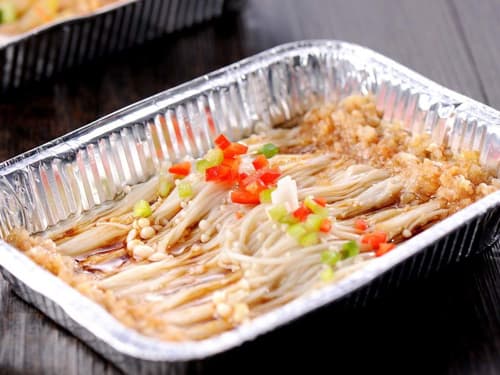 来安锡纸烤金针菇